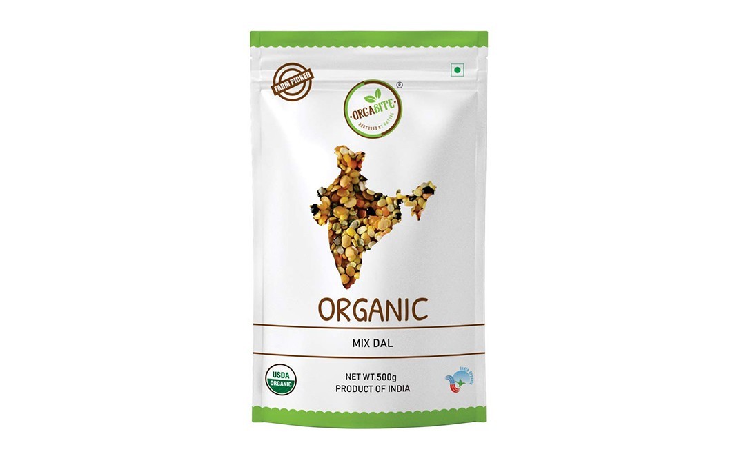 Orgabite Organic Mix Dal    Pack  500 grams